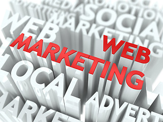 Image showing Web Marketing Concept.