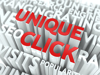 Image showing Unique Click Concept.