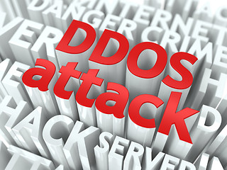 Image showing DDOS Attack Concept.