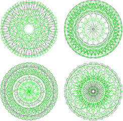 Image showing pattern for currency, certificate or diplomas