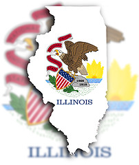 Image showing Map of Illinois