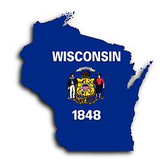 Image showing Map of Wisconsin