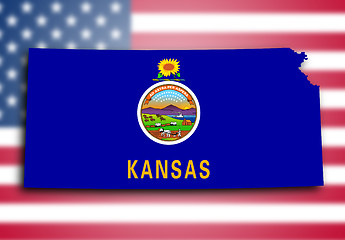 Image showing Map of Kansas