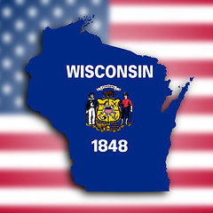 Image showing Map of Wisconsin