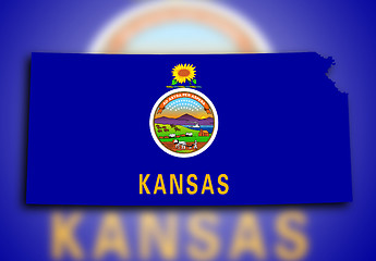 Image showing Map of Kansas