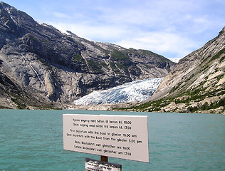 Image showing glacier