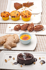 Image showing group of various dessert cake 