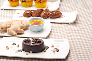 Image showing group of various dessert cake 