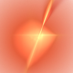 Image showing Fractal Orange Star