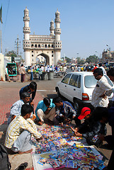 Image showing CD seller, Hyderabad, India