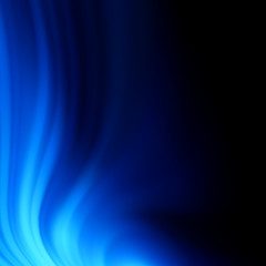 Image showing Blue smooth twist light lines background. EPS 8