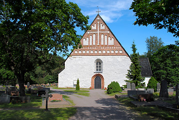 Image showing Stone church.