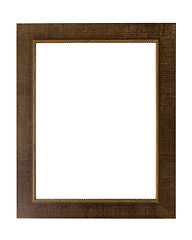 Image showing Decorative photo frame isolated on white background.