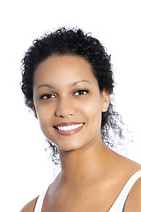 Image showing Portrait of beautiful smiling woman