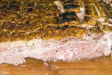 Image showing roasted pork belly