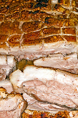 Image showing roasted pork belly