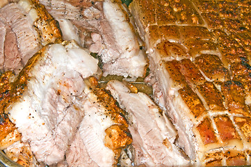 Image showing roasted pork belly