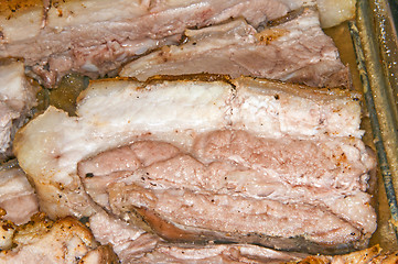 Image showing roasted pork belly