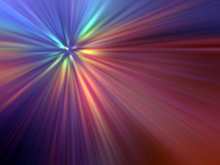 Image showing Multicolored Light Rays