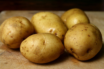 Image showing Fresh potatoes