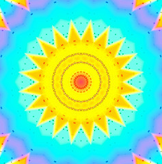 Image showing Abstract sun