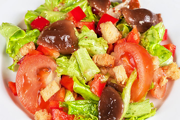 Image showing Mushrooms salad