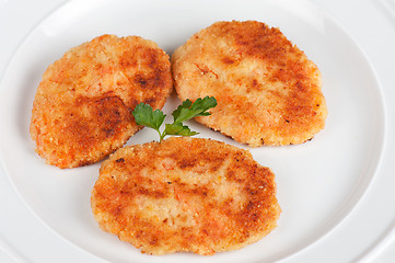 Image showing carrot cutlets with apples