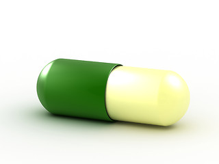 Image showing Choose correct pills - 3d illustration 