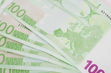 Image showing euro banknotes