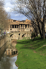 Image showing Roman bridge in Vic