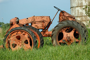 Image showing Vintage Farm Tractor