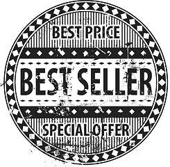 Image showing Best Seller Rubber Stamp grunge