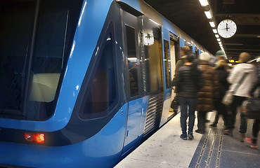 Image showing Stockholm Metro Train Station 