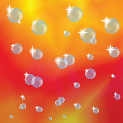 Image showing   abstract  background and bubbles