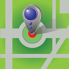 Image showing Icon of map marker