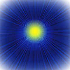 Image showing blue background with sun