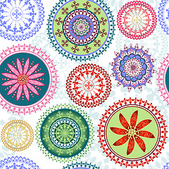 Image showing Vintage seamless pattern
