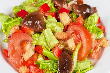 Image showing Mushrooms salad