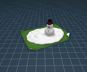 Image showing snowman