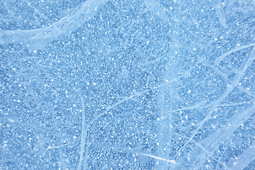 Image showing Baikal ice texture