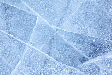 Image showing Baikal ice texture