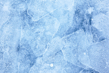 Image showing Baikal ice texture