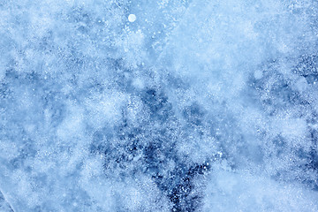 Image showing Baikal ice texture