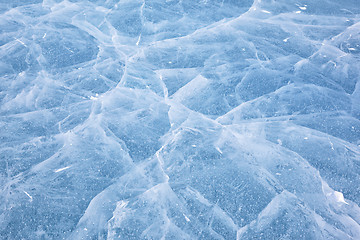 Image showing Baikal ice texture