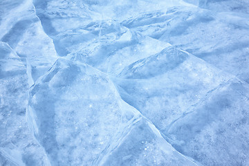 Image showing Baikal ice texture