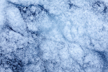 Image showing Baikal ice texture