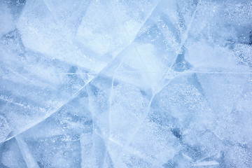 Image showing Baikal ice texture