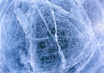 Image showing Baikal ice texture