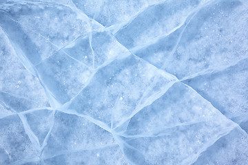 Image showing Baikal ice texture