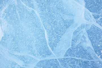 Image showing Baikal ice texture